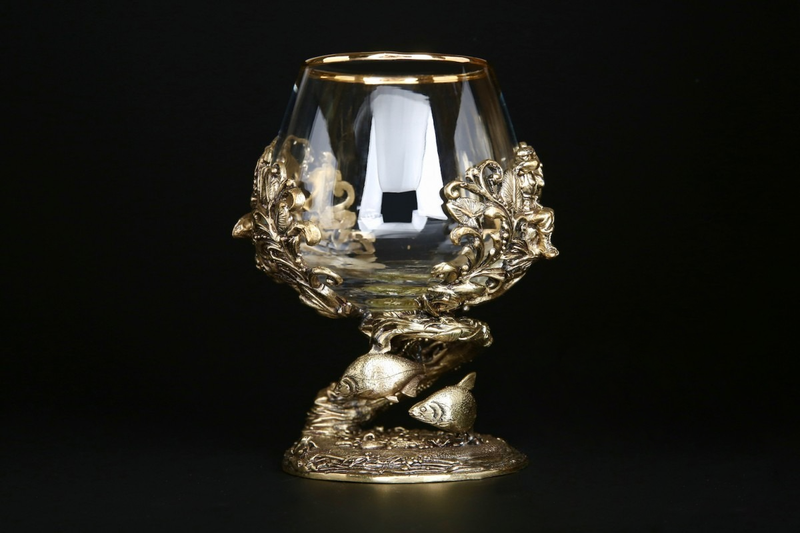 Бокал для коньяка "Рыбалка Элит" Лещи