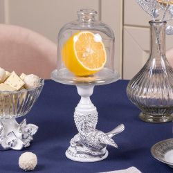 Лимонница Терра Сонг Белая с чашей из стекла