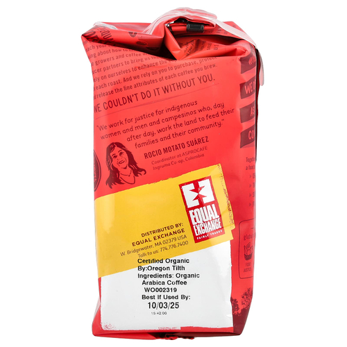Equal Exchange, Mind Body & Soul, органический молотый кофе, средняя и венская обжарка, 340 г (12 унций)