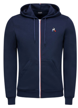 Мужская кофта теннисная Le Coq Sportif ESS FZ Hoody No.2 M - dress blues