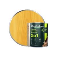 Деревозащитное средство Здоровый дом 2 в 1 Сосна 0,8 л