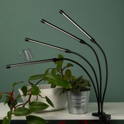 Светильник для растений на прищепке ЭРА FITO-40W-АLED-RB красно-синего спектра 40 Вт