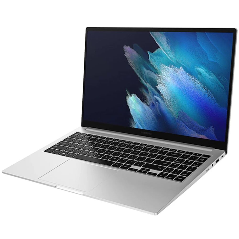 Ноутбук Samsung Galaxy book NP750, 15.6&amp;quot; (1920x1080) IPS/Intel Core i5-1135G7/8ГБ DDR4/256ГБ SSD/Iris Xe Graphics/Windows 10 Pro, серебристый [NP750XDA-KD7SE]