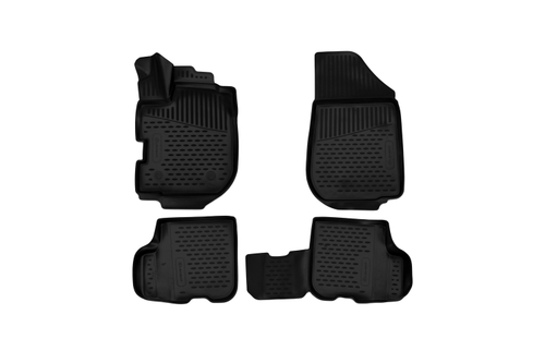 Коврики 3D в салон для RENAULT Sandero Stepway, 2018-, хэтчбек, 4 шт. (полиуретан)  AFM3D4155210K