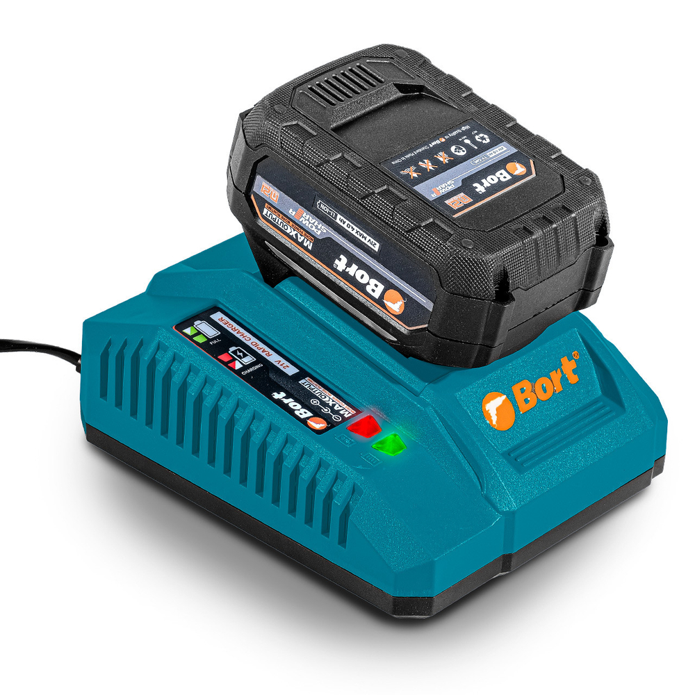 Дрель-шуруповерт аккумуляторная ударная BORT BAB-21U (2x4Ач+ЗУ)