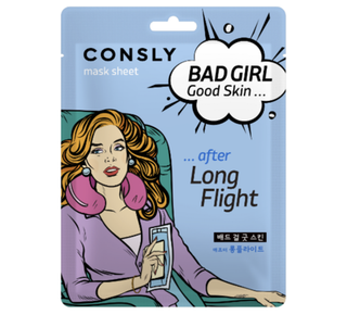 Тканевая маска после перелета CONSLY Bad Girl Good Skin After Long Flight Mask Sheet