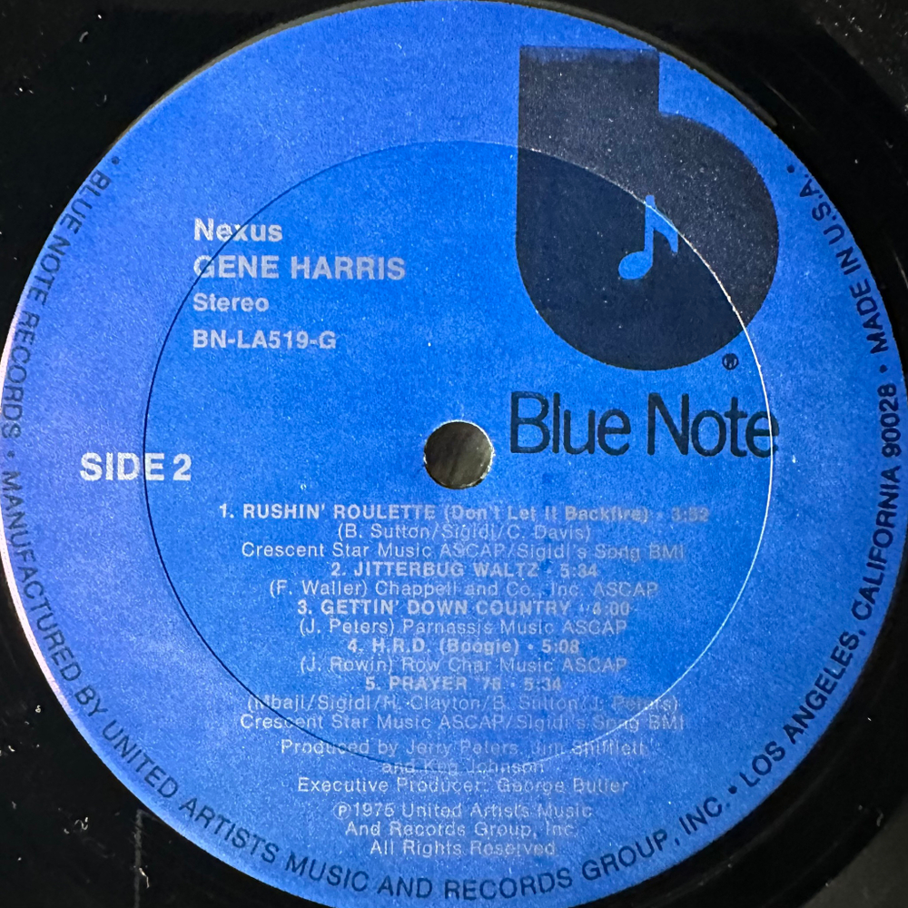 Gene Harris ‎– Nexus (США 1975г.)