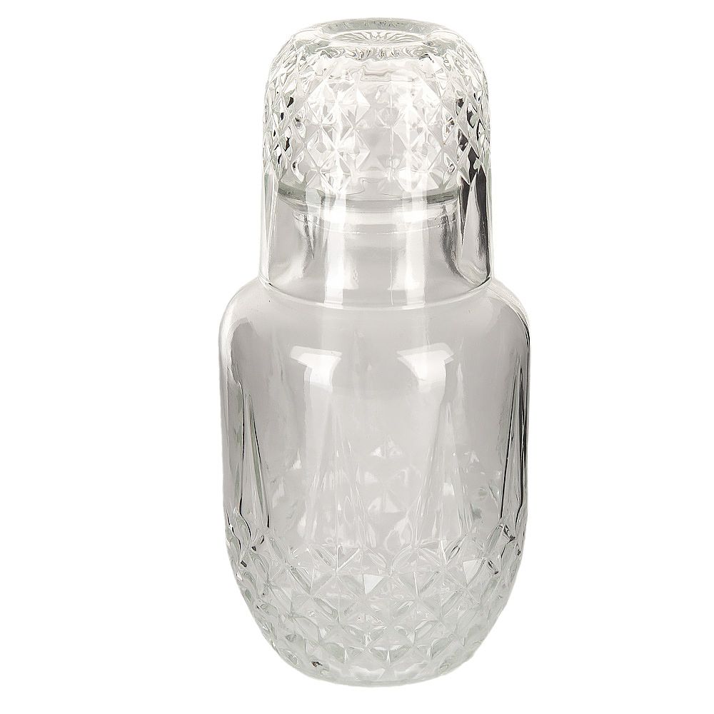 Графин со стаканом, набор 2пр. 570мл/160мл (стекло) (индивидуальная упаковка)