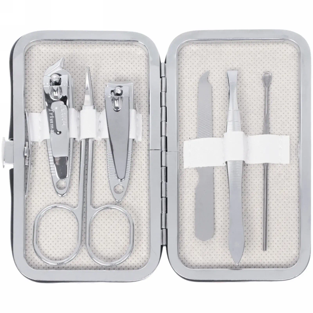 Набор для маникюра в футляре 6 предметов «Рождена чтобы быть Королевой!»,11*6,5см (в пакете с подвесом)