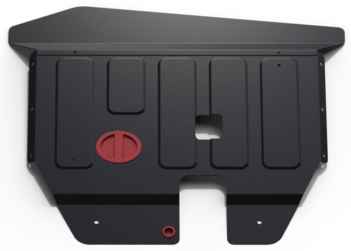 Защита картера и КПП АвтоБроня для Volkswagen Sharan I (V - все) 1995-2003, штампованная, сталь 1.8 мм, с крепежом, 111.05822.1