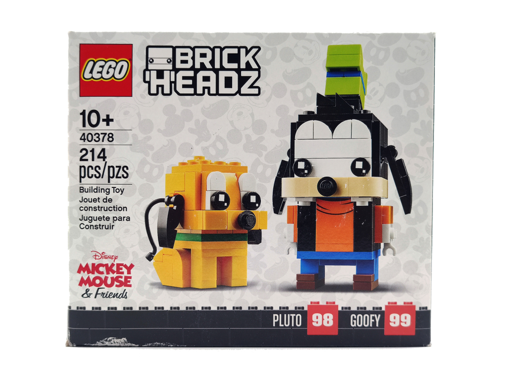 Конструктор LEGO BrickHeadz 40378 Сувенирный набор Гуфи и Плуто