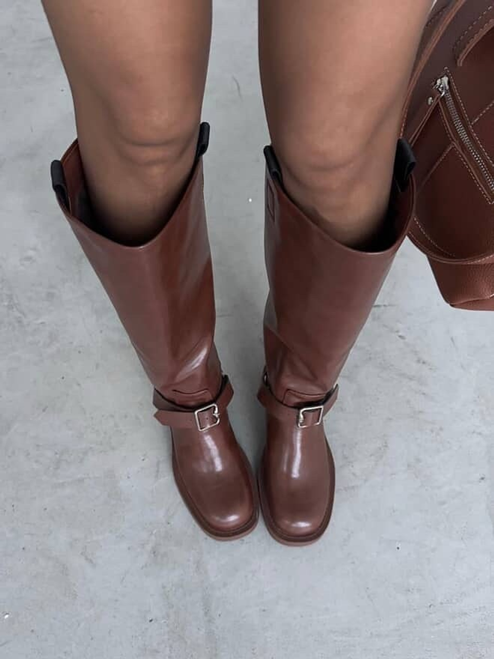 Сапоги из натуральной кожи