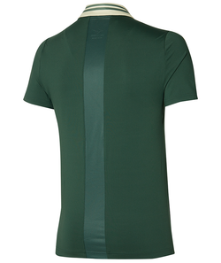 Мужское теннисное поло Mizuno Shadow Polo - pineneedle