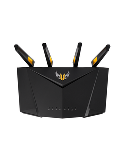 Роутер ASUS TUF-AX3000 // AX3000 // 574 + 4804 Mbps, 2,4 + 5 gGz, 6 antenna, USB; 90IG0790-MO3B00