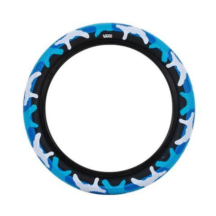 BMX Покрышка Cult 12" X 2.20" Cult x Vans Tire, Blue Camo, W/Black Sidewall, WB