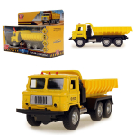 Модель ин. мет. "Самосвал ГАЗ-66" 18см, двер, свет-звук, подв.дет. коробка 2101C128-R (Технопарк)