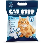 Наполнитель силикагелевый CAT STEP Arctic Blue, объем 15.2 литров
