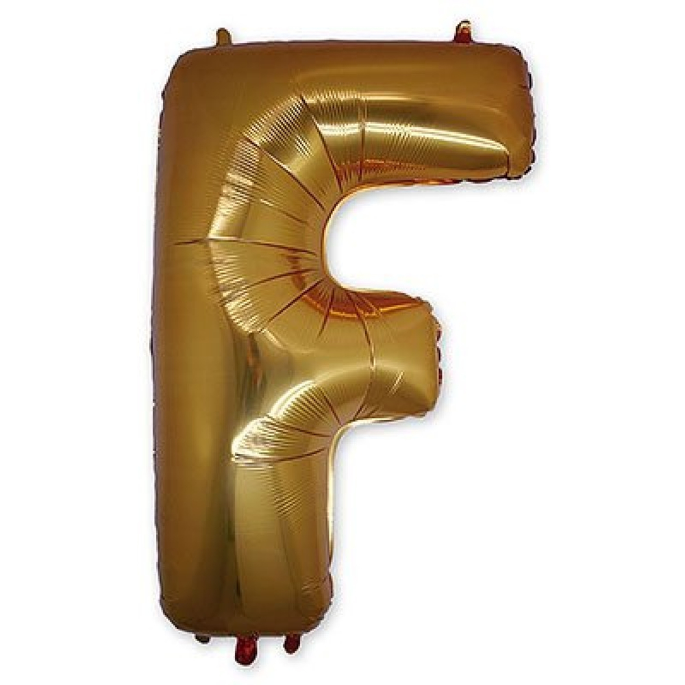 Буква "F" золото 102 см