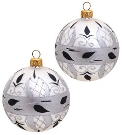 Элита НФШ-1211 Набор ел.украшений Шар 2шт «Королевский» 80 мм