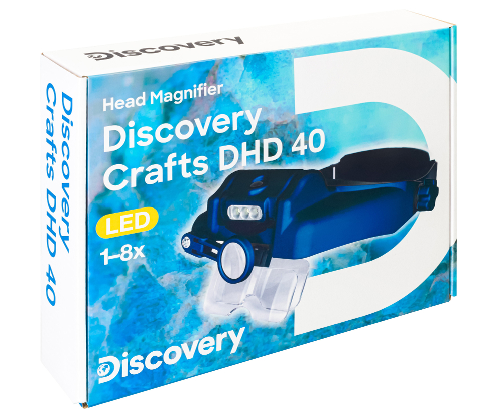 Лупа налобная Discovery Crafts DHD 40