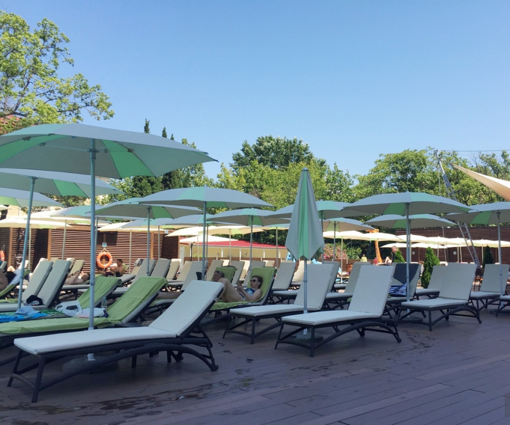 Зонт пляжный профессиональный 1.9х1.9 м Magnani Mondrian