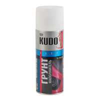 Грунт-наполнитель аэрозольный 1К белый KUDO