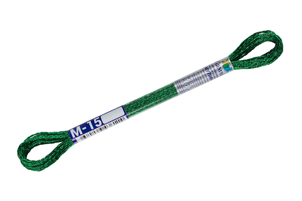 Мулине "Gamma" металлик, 8м, 100% пэ, № М-15