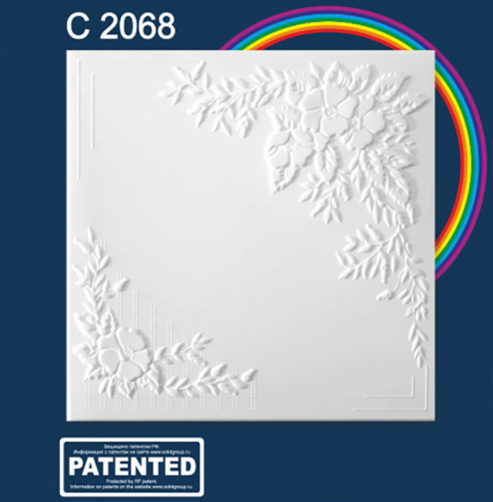Плитка потолочная С2068 Solid