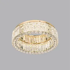 5071/60CL HALL ODL24 613 золото/прозрачный/металл/хрусталь/стекло Люстра потолочная LED 46W 3700K VERSION