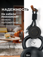 Зарядка для смарт часов Honor Watch GS3 GS4 4, разъем USB-A (черный)