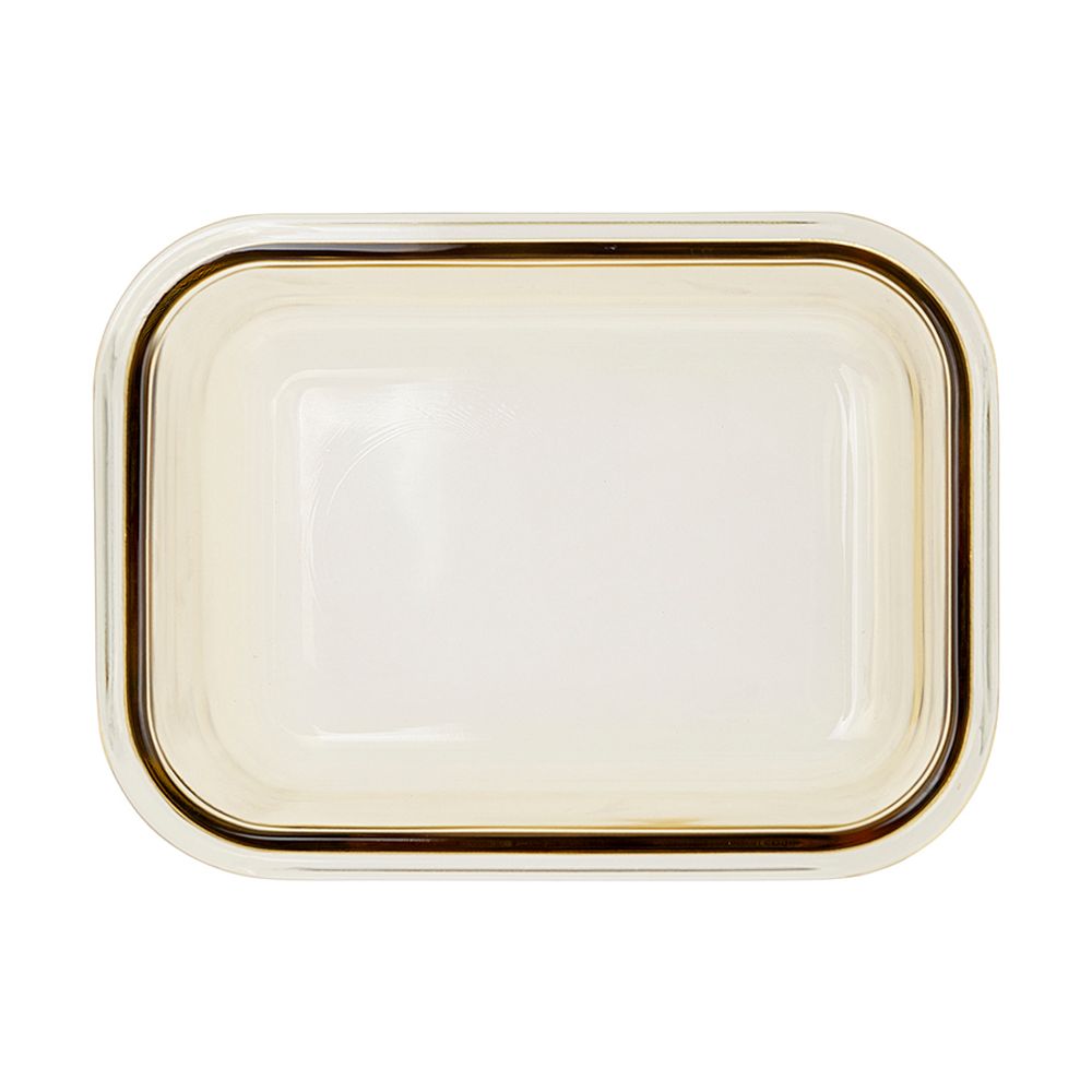 Контейнер для хранения и переноски продуктов 630 мл янтарного цвета