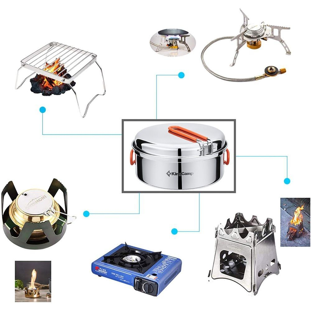 King Camp набор посуды Adventurer II pro