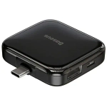Адаптер Baseus  Fully Folded Portable 4 в 1 Type-C на Type-C/USB 2.0 х 4 (Black)