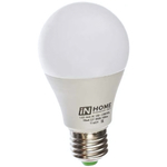 Лампа диодная InHome, 12Вт, груша A60, Е27, 220В, 1080Лм, 3000К (10)