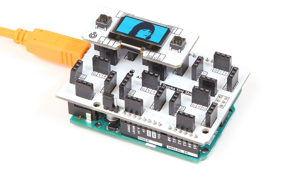 OLED-дисплей (Troyka-модуль)