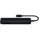SATECHI Slim Multiport with Ethernet Adapter (Black)