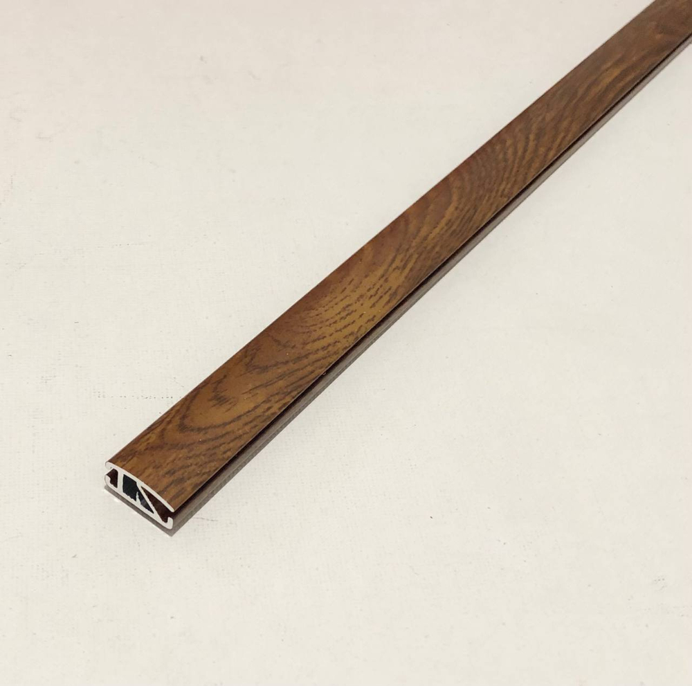 Нижний утяжелитель-отвес стальной, цвет орех