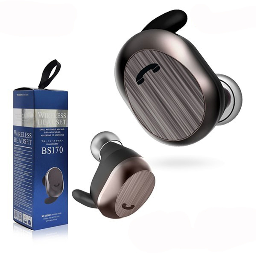 Гарнитура Bluetooth WK Design BS170 (черный)