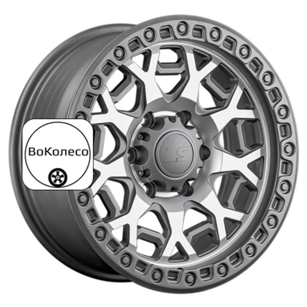 9x17/6x139,7 ET20 D106,1 RC91 MGMF (конус, Колпак+лого) LS FlowForming