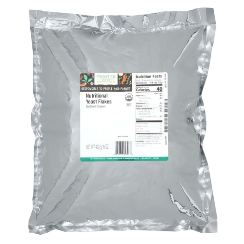 Frontier Co-op, Органические пищевые дрожжи в хлопьях, 453 г (16 унций)