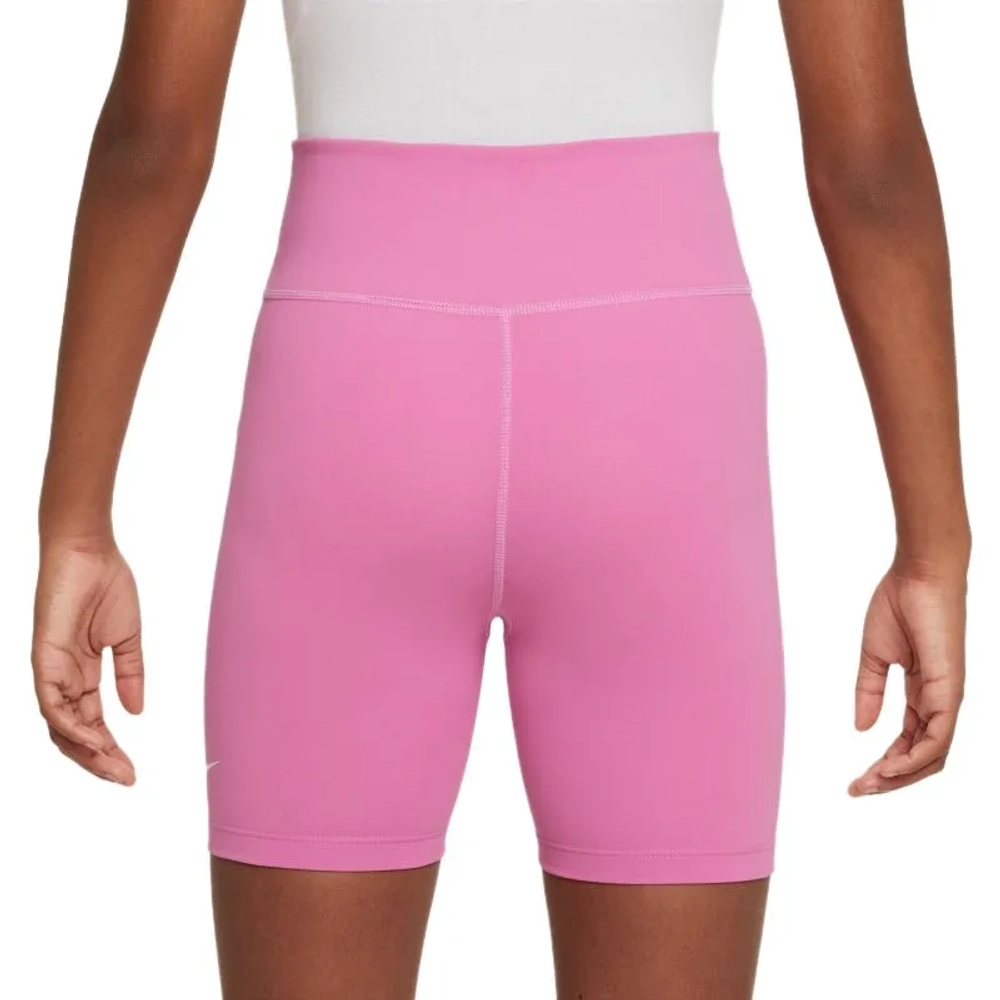 Детские шорты Nike Kids One Dri-Fit 5in - playful pink/white