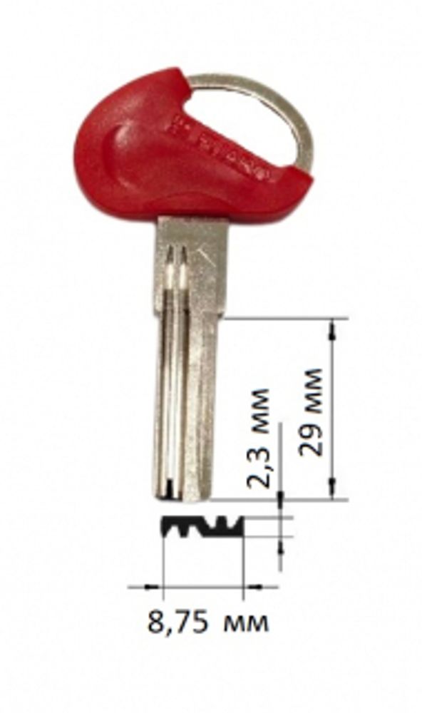 FUARO-2 2 паза (29*8,75*2,3) ст. AP-1D  14403
