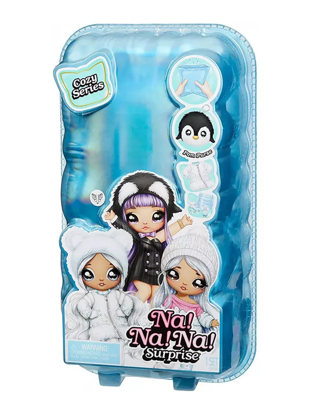 Мягкая кукла снежный барс Leona White Cozy Series