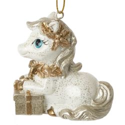 GAEM Фигурка декоративная подвесная "Лошадка", L6 W3 H6,5 см
