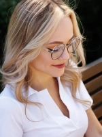 Очки для компьютера имиджевые защитные прозрачные нулевки