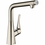 Смеситель для кухни Hansgrohe Metris Select M712-H320 73810800 сталь