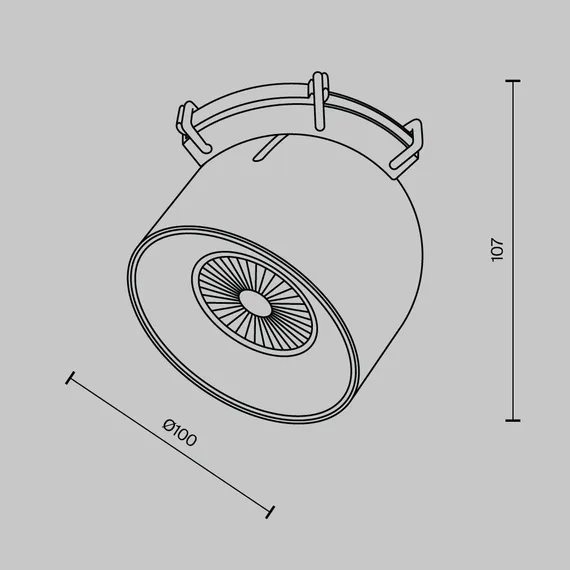 Подвесной светильник Чаша / Cup Parity 3000K 12Вт 36° белый Technical tr124b-12w3k-m-w