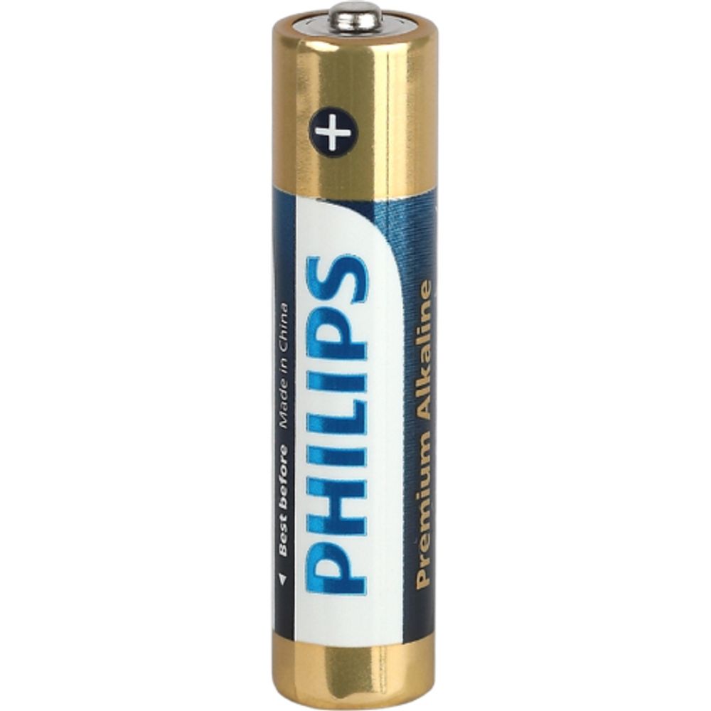 Батарейки Philips LR03M4B/51 ААА алкалиновые 1,5v 4 шт. LR03-4BL Premium (4/48/144/25920) | Philips