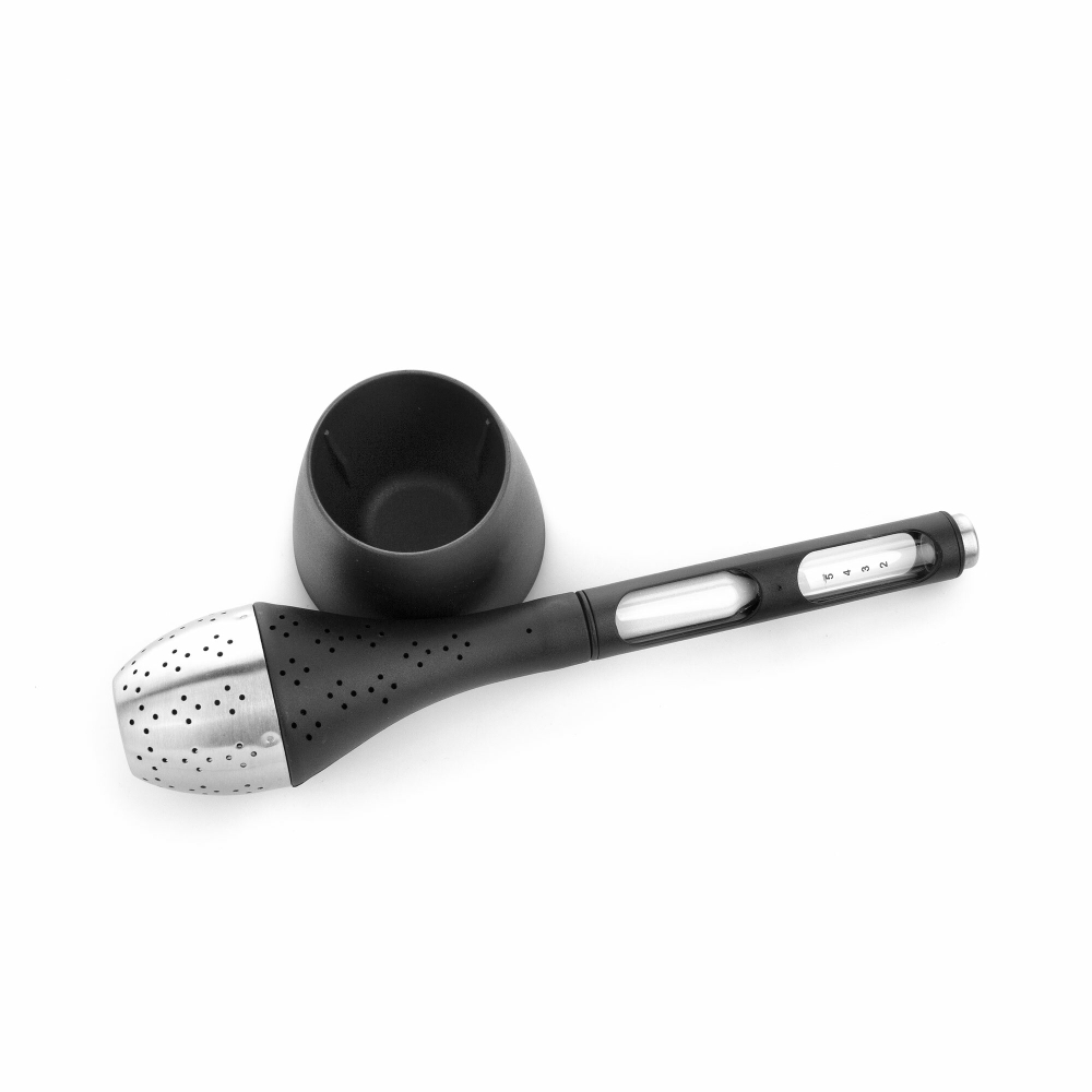 Ситечко для заваривания чая с песочными часами на подставке 4х21см AdHoc Santea