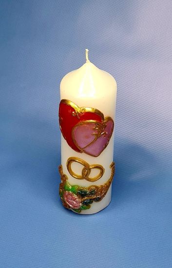Свеча с сердцем
